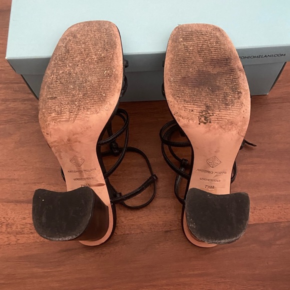 Antonio Melani Baylise Sandal Heel Size 7.5 - Women | Color: Black - Picture 4 of 4